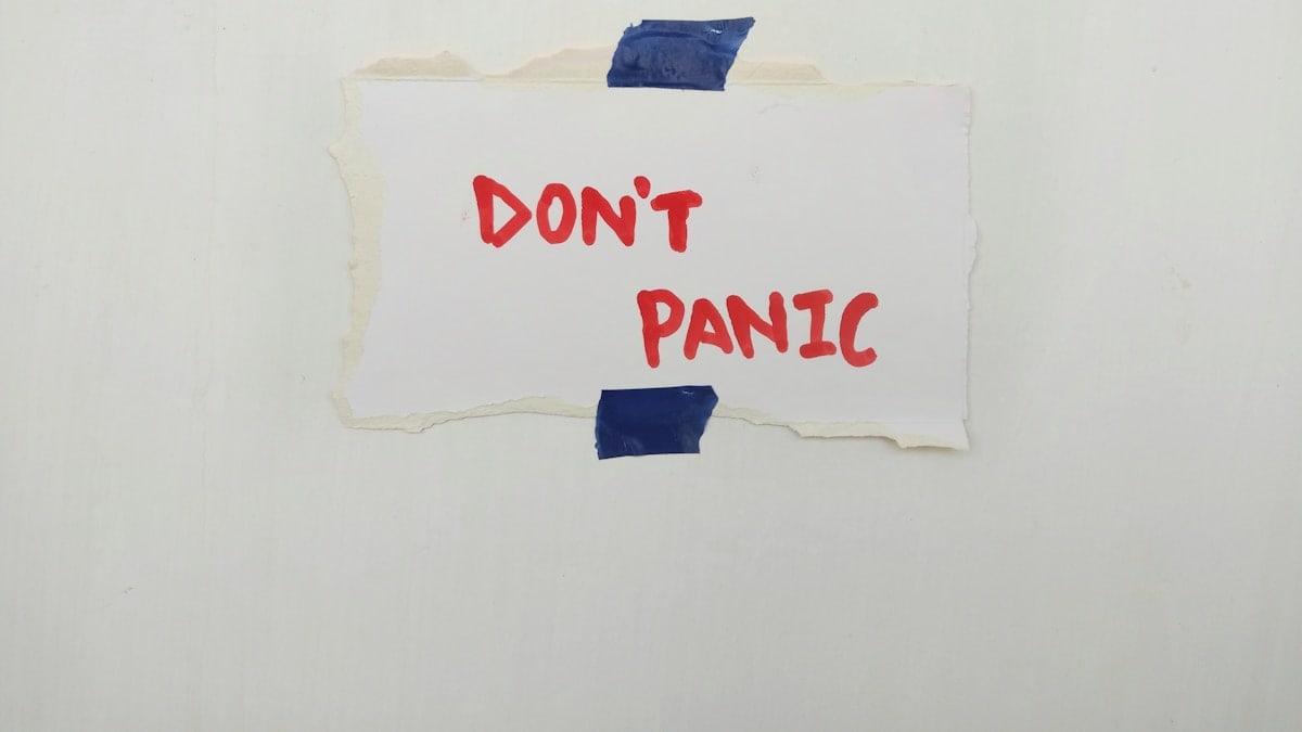 Don't panic
